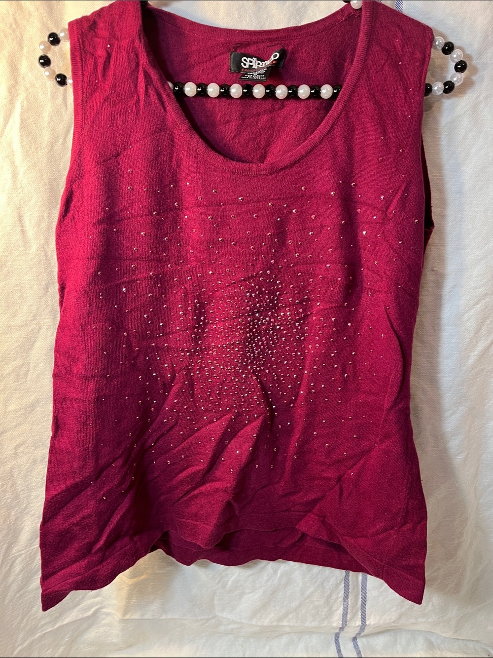 Spirited Randolph Duke  sleeveless top